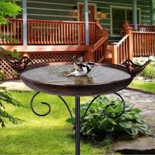Metal Bird Bath